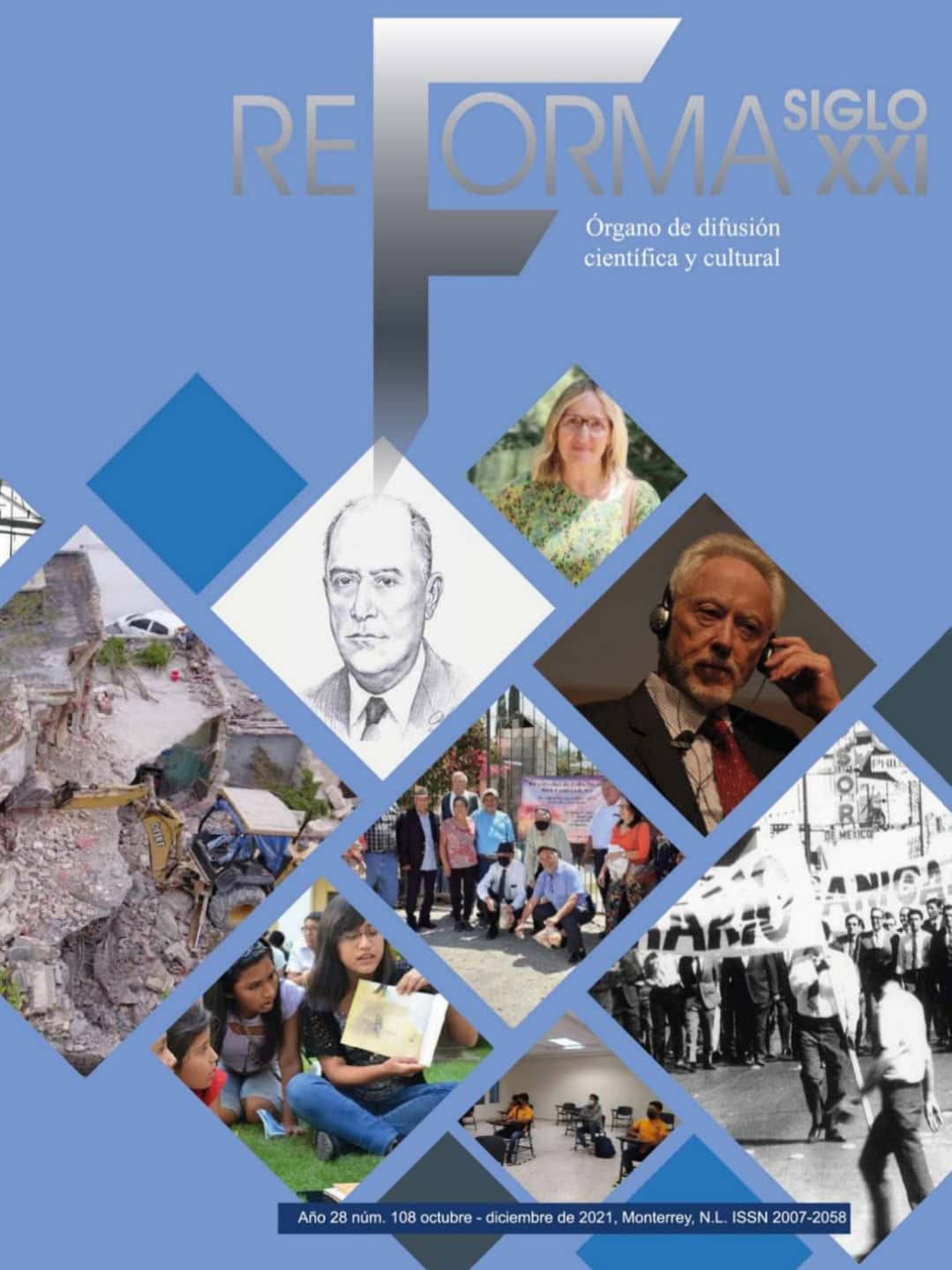 Revista de difusión cultural y científica Reforma Siglo XXI publicada por Maribel Felix Medina.